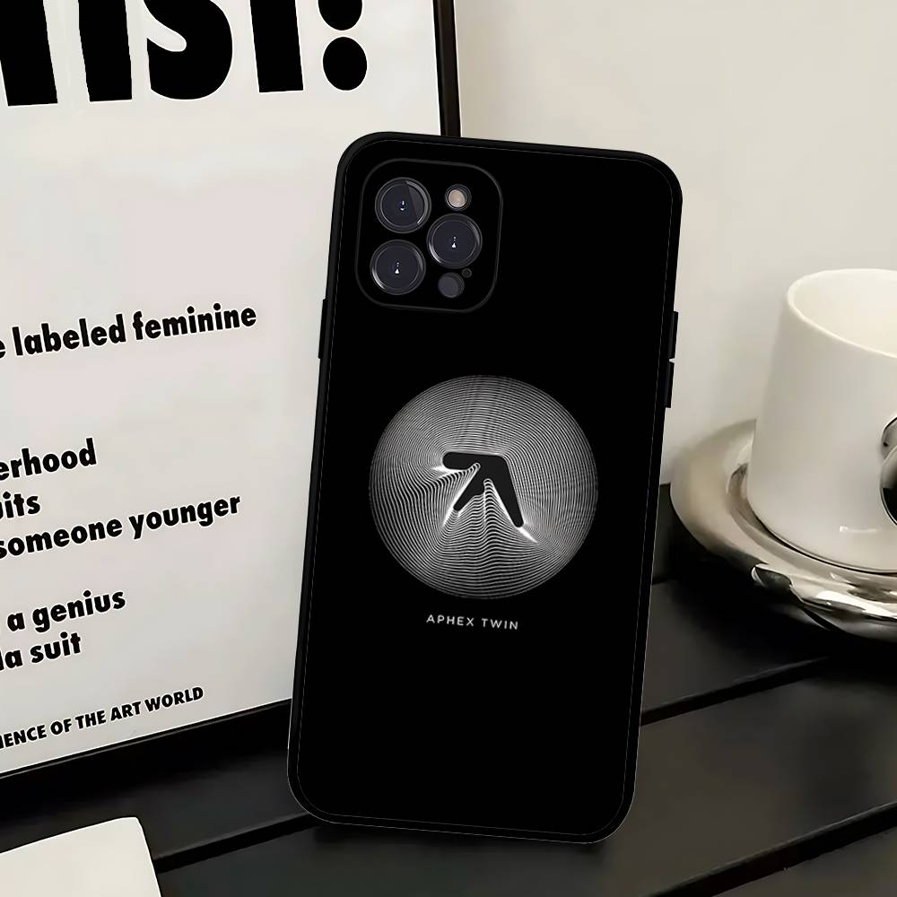 

DJ A-Aphex T-Twin Phone Case For IPhone 17 16 15 14 13 12 11 Pro Max Plus Mini Silicone Black Cover iPhone 17 Air