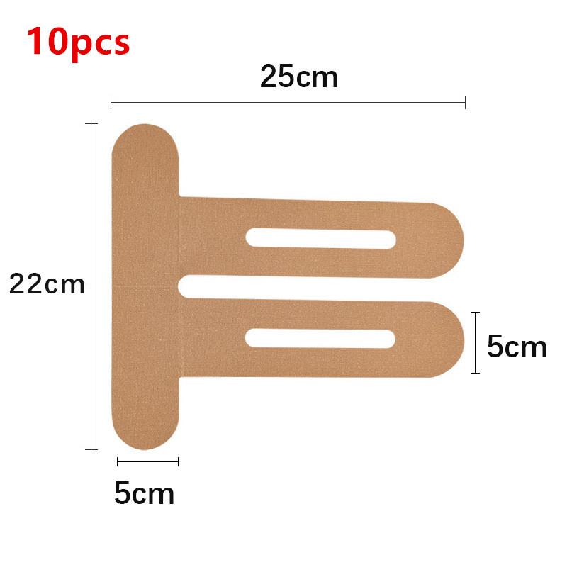 

10Pcs Athletic Tape Provide Support & Stability For Running Kinesiology Tape For Knees Waterproof & Elastic Breathable Knee Tape бежевий