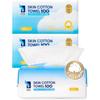 ITO Premium 100 Natural Cotton Extra Thick Sheets 3 Packs Facial Towel Puff Cleansing