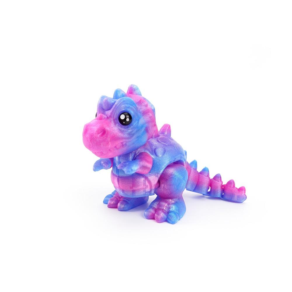 

PLA Plastic 3D Printed Dinosaur Model 6 Colors Dinosaur Desktop Ornaments Home Decor 6