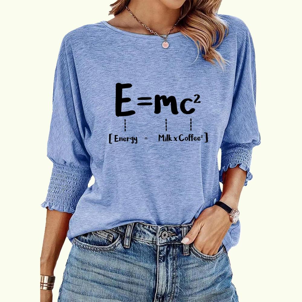 Большие размеры Женская модная свободная футболка весна-лето с круглым вырезом — фото 5