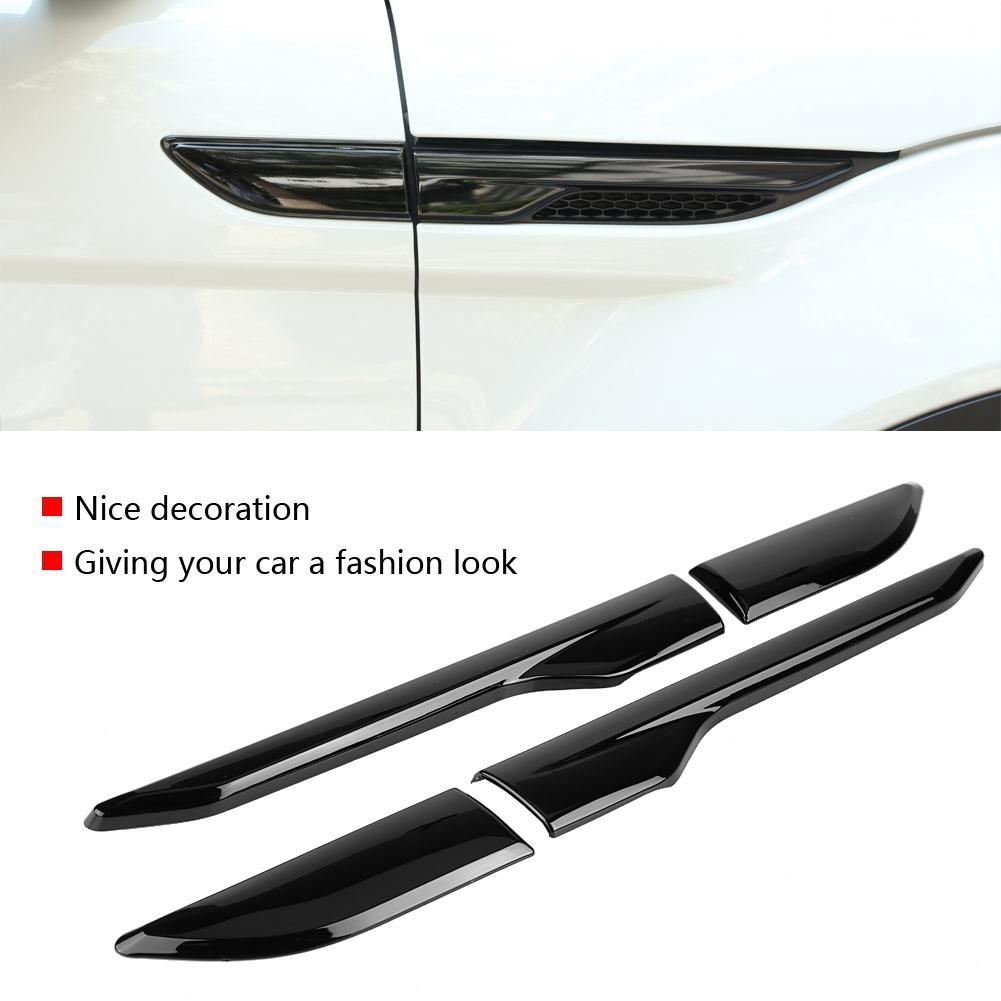 4Pcs Car Fender Side Air Vent Outlet Cover Trim for Land Rover Range Rover Evoque 2012 2018(#2)