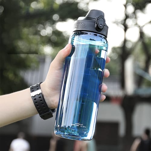 TSQIBU Water Bottle, Large Capacity (600ml, 800ml, 1000ml, 1500ml, 2000ml), Ultra-Lightweight, Leak-Proof, Portable, Heat-Resistant (Up to 100C), Boi