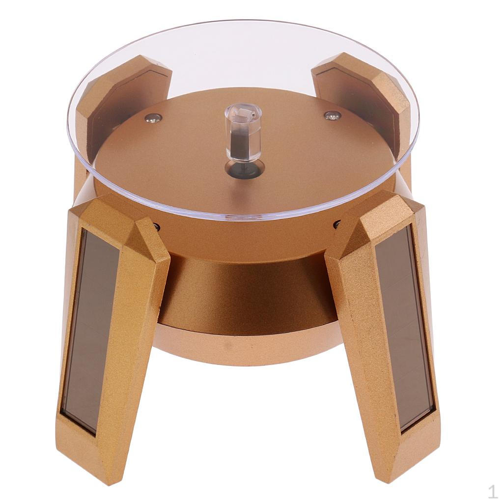Jewelry Display Stand Rotating Degrees Golden Base