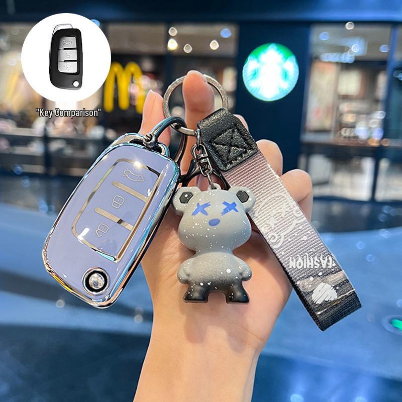 Geely Folding Key Cover for Vision X3, King Kong, Emgrand GL, Panda S1, Boyue X1, Xingrui, Binrui.
