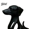 Lop Ear Dog Figurine Desktop Ornament Hollow Curved Surface Sitting Hound Figurine