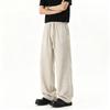 Cotton and Linen Solid Color Harlan Pants Drive DNU Summer New Men's Cotton and Linen Solid Color Casual Pants Scimitar Trousers