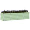 Planter Green 320 X 80 X 75 Cm Steel
