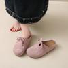 Fashion CRLAYDK Women Footbed Comfortable Slip On Mules House Slipers With Arch Support Ladies Suede Backless Walking Casual Shoes