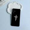 G-God Jesus Cross Soft Silicone Case for Samsung S25, S24, S21, S22, S23, S30, Ultra, S20, Plus, FE, Lite-Black