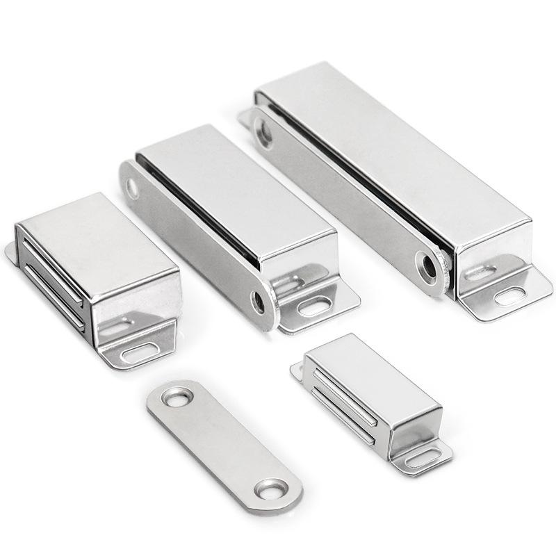 Unsichtbarer Magnetischer Türfang für Schränke und Garderoben - Lochfreier, Starker Magnetischer Clip Saug-Beschlag