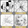 12Pcs Waterproof Fine Liner Pen Artist Sketching Tool For Artists Student Technical Drawing Creative Art Illustrations