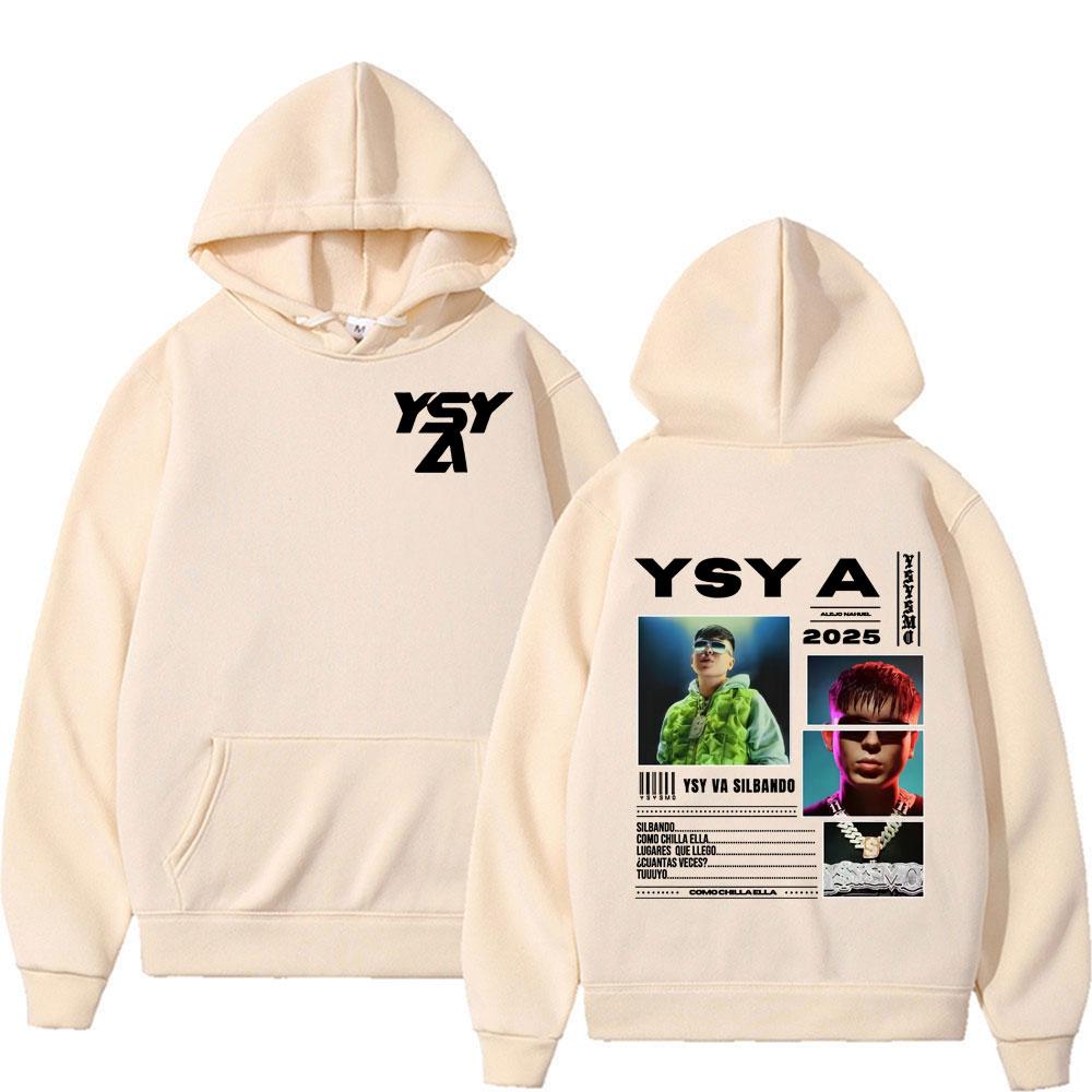Rapper YSY A Ysysmo 2025 Tour Graphic Hoodie Men Women Retro Harajuku Fashion Hip Hop Sweatshirt Oversized Casual Fleece Hoodies