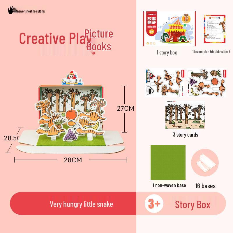 Kindergarten 3D Picture Book Theater: DIY No-Cut Materials