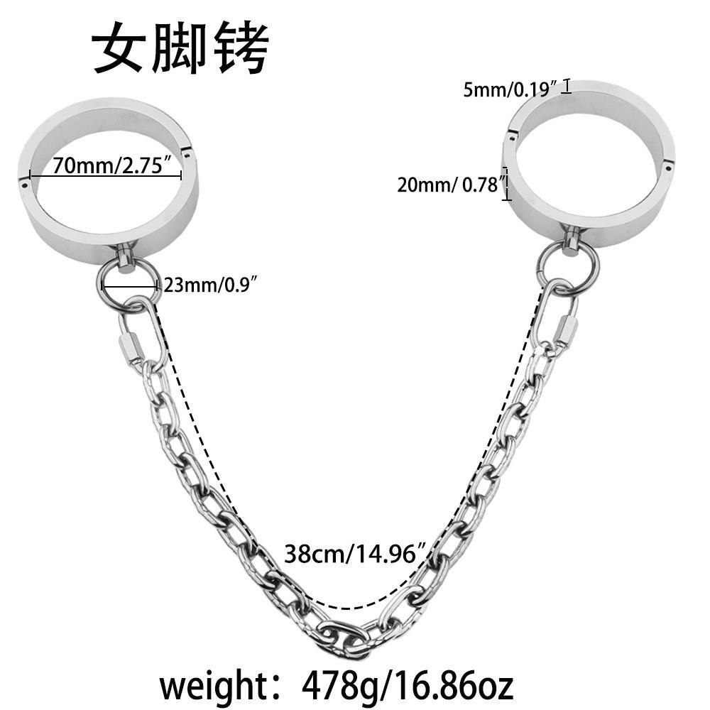 SM Toys Sex Toys Heavy Handcuffs Footcuff Shackles Toys Bondage and Discipline Flirting Alternative Sex Toy