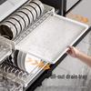 Built-in Kitchen Pull-Out Dish Drainer Rack