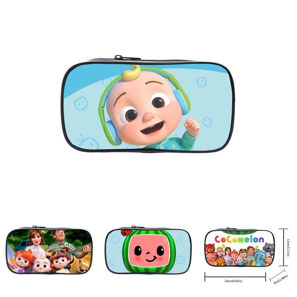Cocomelon Pencil Box Large Capacity Storage Bag Ideal For Students And Kids