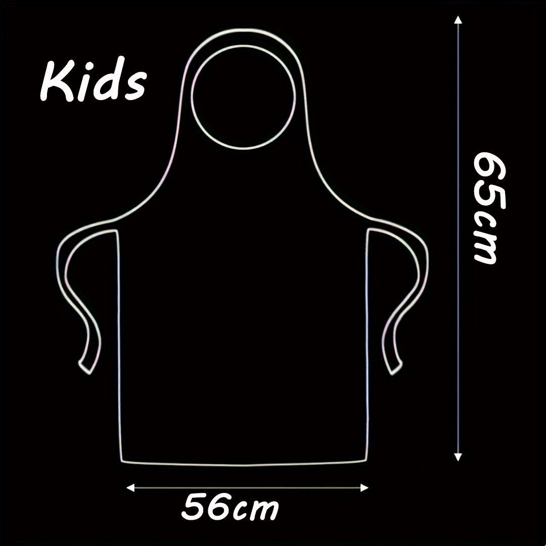 

Водонепроницаемый пластиковый фартук для рисования, нагрудники, одноразовые халаты, нагрудники для готовки, работы по дому, пикника, прозрачный пластик для взрослых и детей 25pcs