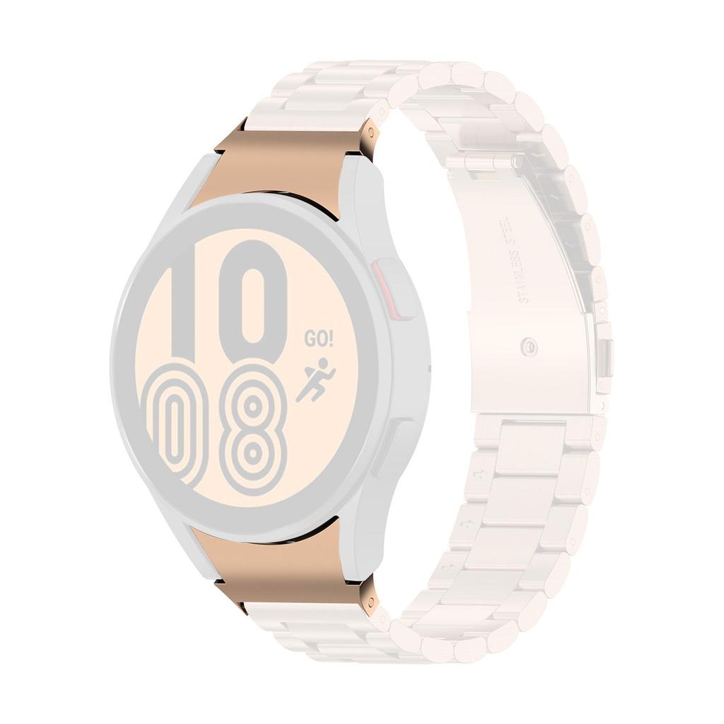 2Pcs Watch Strap Connectors Compatible for Samsung Galaxy Watch4 Watch4 Classic Smartwatch Strap Metal Link Attachment