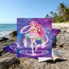 1pc Catch Teenieping Magic Sweethear Beach Towel, Beach and Seaside Swimming Pool Equipment, Fashion Pattern, Rectangular, Travel Essentials