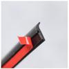 5M Slanted T Seal Strip Rubber Car Bumper Fender Trim Molding Weatherstrip Black