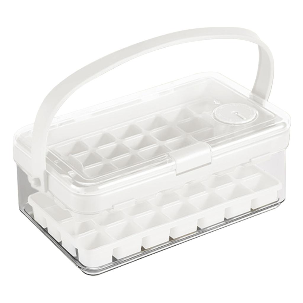Silicone Ice Cube Trays Ice Cube Tray Lid Widened Soft Silicone Handle