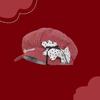 Women Plaid Octagonal Beret Hat Cute Dot Puppy Newsboy Cap Spring Autumn Girl Casual Sunshade Caps