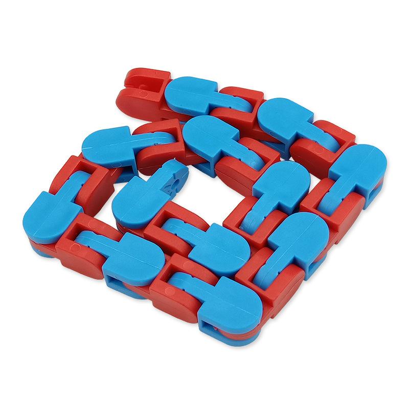

Product 24-Section Bicycle Track Chain Wackytracks Fluid Bracelet Joint Vent Toy .