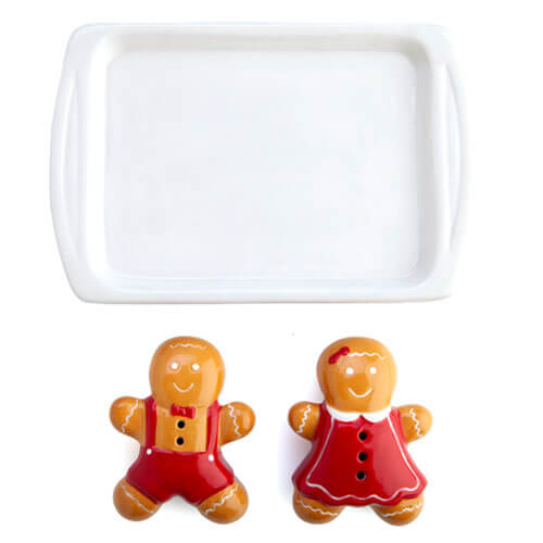 Flavour Mates Salt & Pepper Set (Gingerbread)