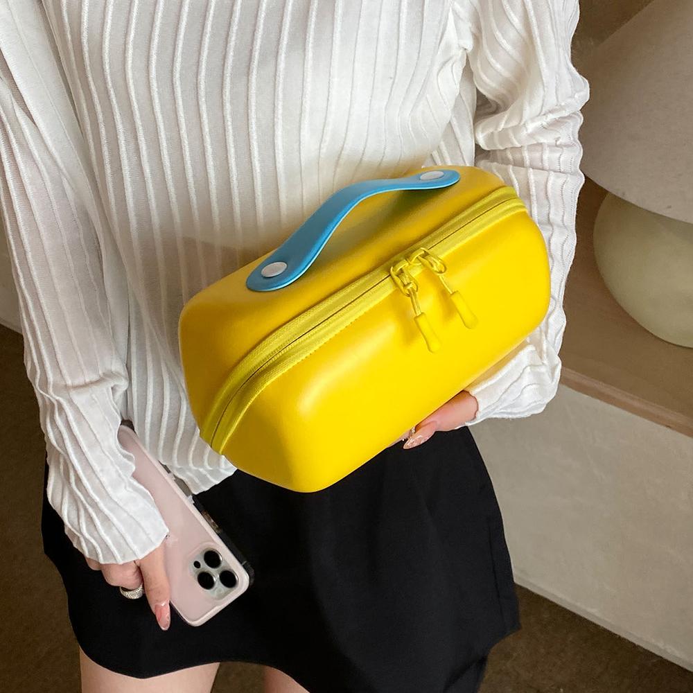Fashion Large Capacity Capsule Cosmetic Bag Colorful Portable Travel Makeup Bags Luxury Design Toilery Washing Bags for Women