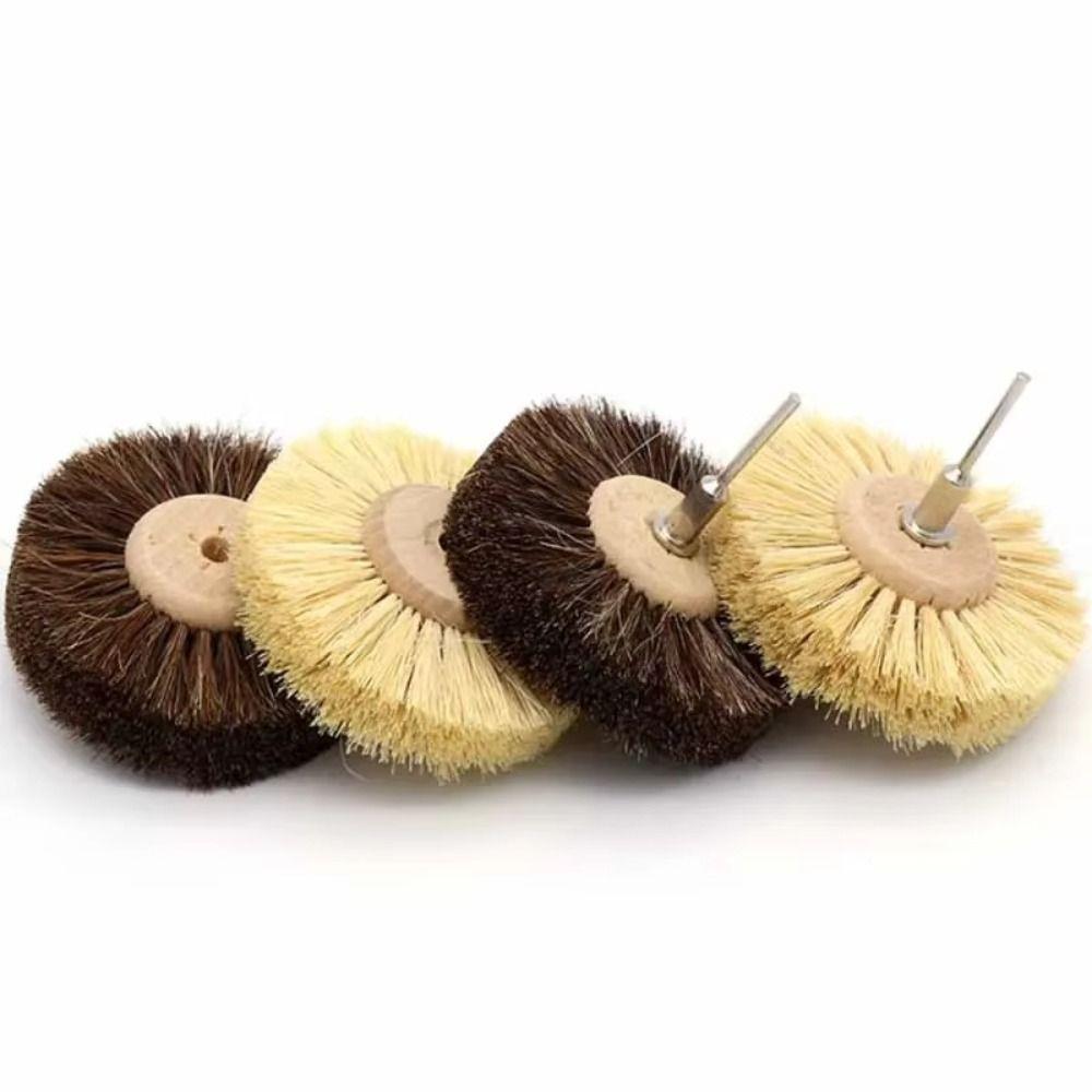 6mm Handle Diameter Circle Brush Bristle Brush Head Bristle Brush  Quick Glue Removal