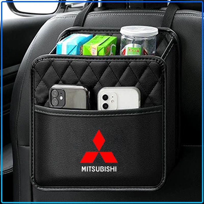 Car Storage Bag Multi-function Seat Back Storage Pocket Suspension For Mitsubishi Lancer Lancer ASX Outlander 2 3 Pajero Mirage Exzos Pajero 4