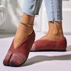 Wiosna Jesień Skóra Mikrofibra Dzielony Palec Damskie Mokasyny Plisowane Designerskie Niskie Obcasy Tabi Miękkie Podeszwy Płaskie Buty Codzienne