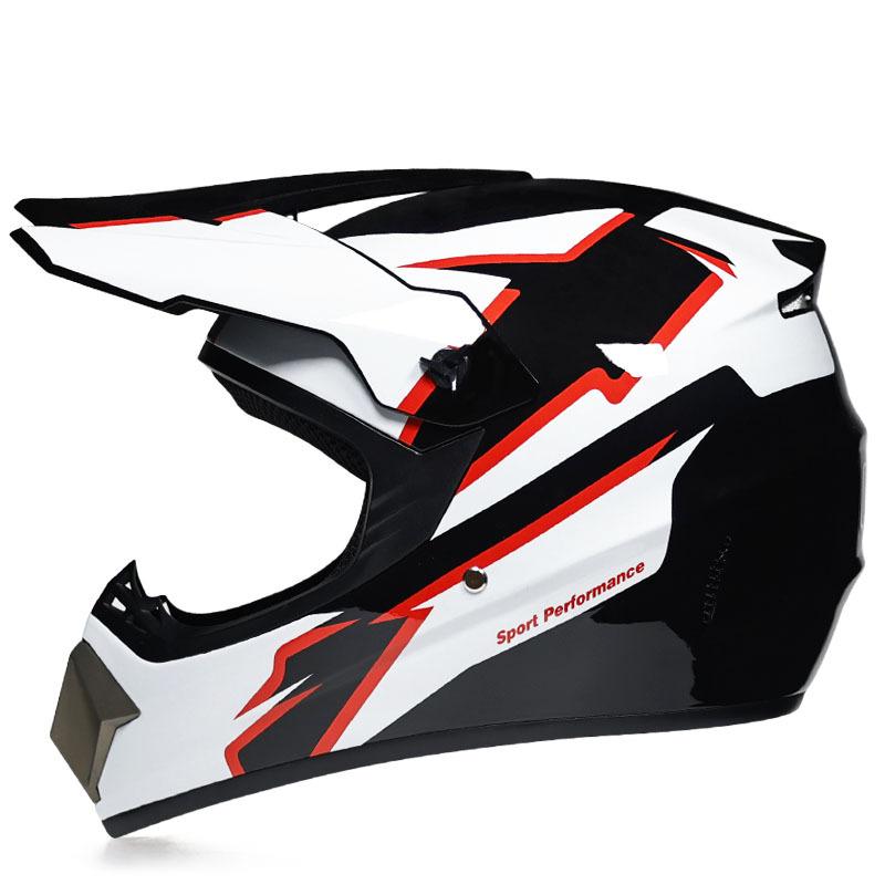 Four Seasons Motorcycle Off-road Helmet for Men and Women, Electric Bike Helmet, Mountain Bike Off-road Helmet, Racing Speed Descent Pedal