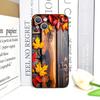 Vintage Autumn Fall Maple Leaf Pattern Phone Case for iPhone 17 16 12 11 14 Plus 13 15 Pro Max 12 13 Mini X XS XR Soft Cover Y2K
