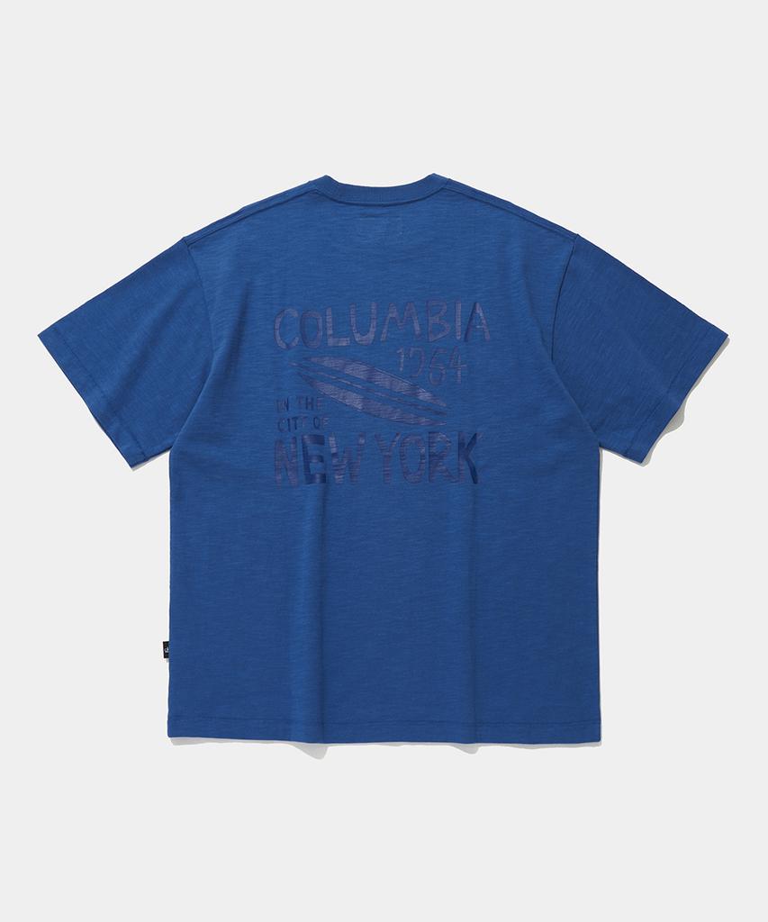 COLUMBIA UNIVERSITY Surf Ny Slub S/S T-Shirts_Blue