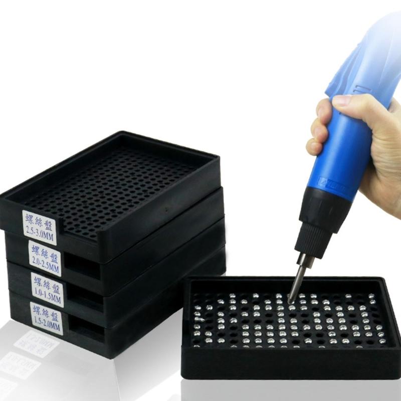 ESD Safe Screw Sorting Tray with Automatic Counting Function And Multiple Compartments For Electronics Assembly Projects