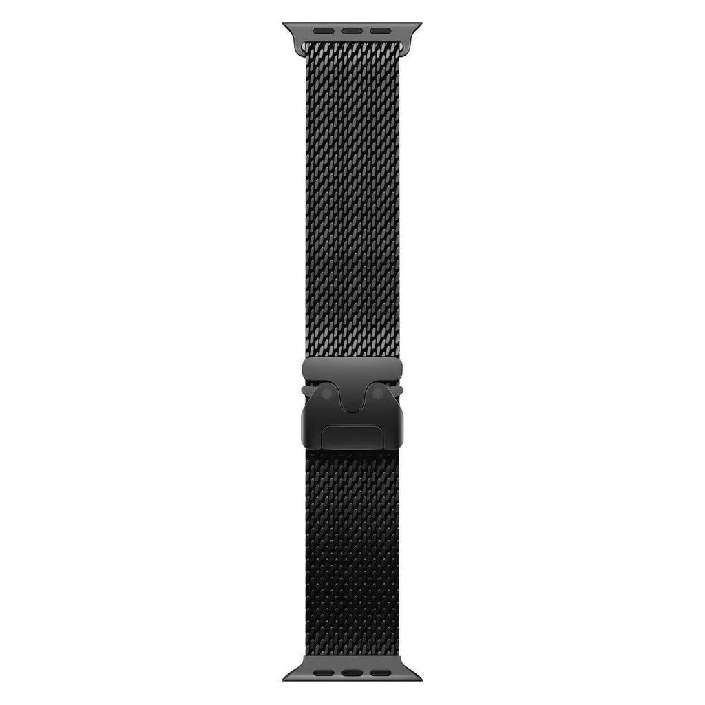 Milanese Loop with Deployment Clasp for Apple Watch S10 Series