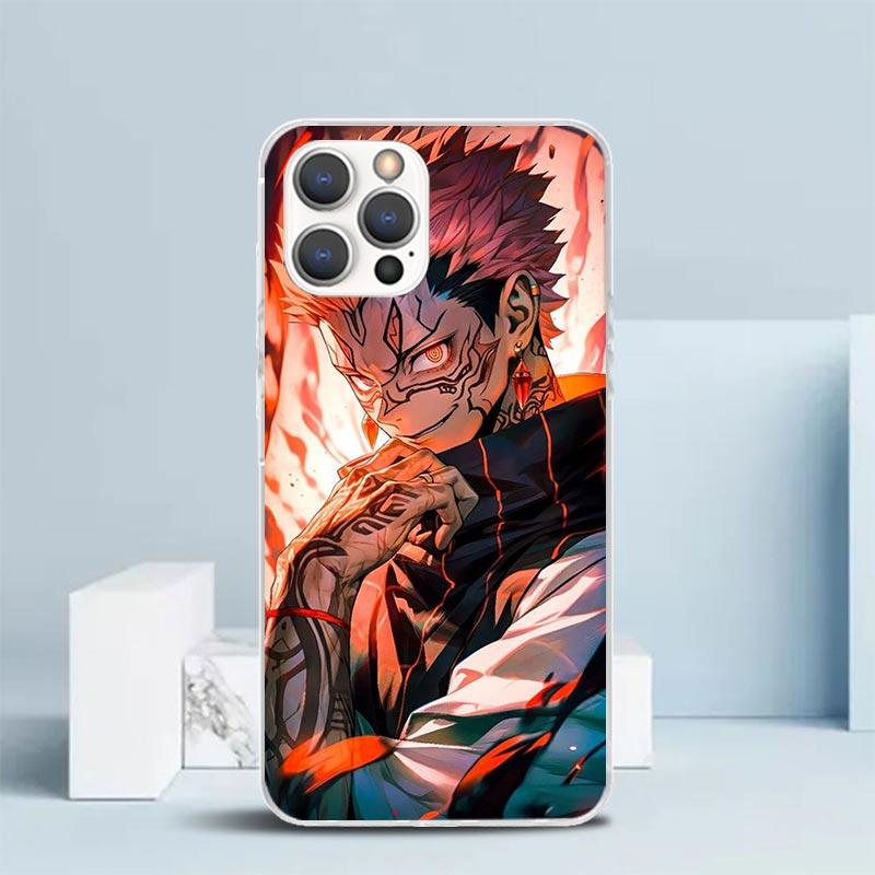 Hot Anime JusuKaisen Phone Case For IPhone 16 17 Air 16E 15 14 Plus 13 Mini 12 11 Pro Max 7 8 + SE 2020 Soft TPU Back Cover 16 1