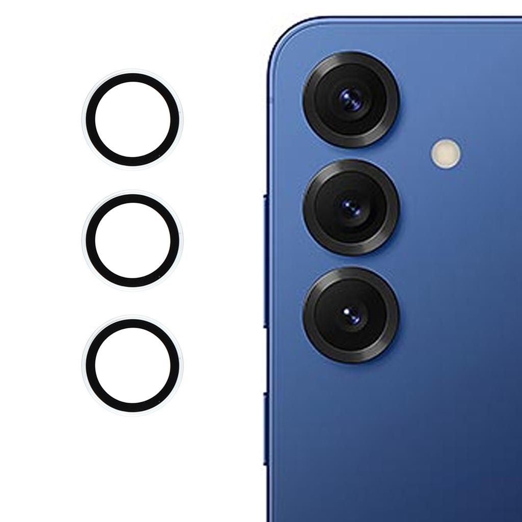 Für Samsung Galaxy S25 Kameraobjektivschutz Galvanisiert Klar Gehärtetes Glas Objektivfolie