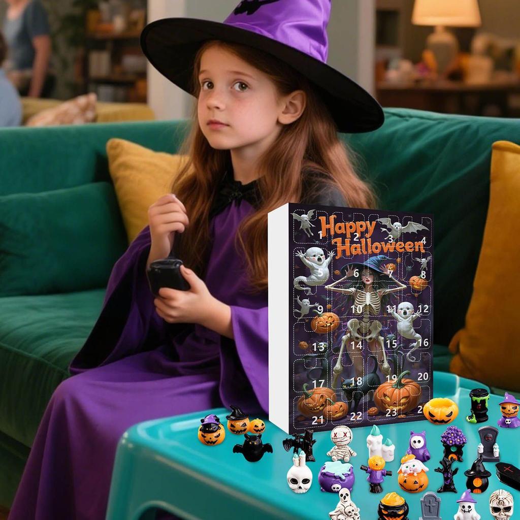24 Day Countdown Halloween Horror Advent Calendar Nightmares Before Advent Calendar Doll Children's Collected Character Gifts