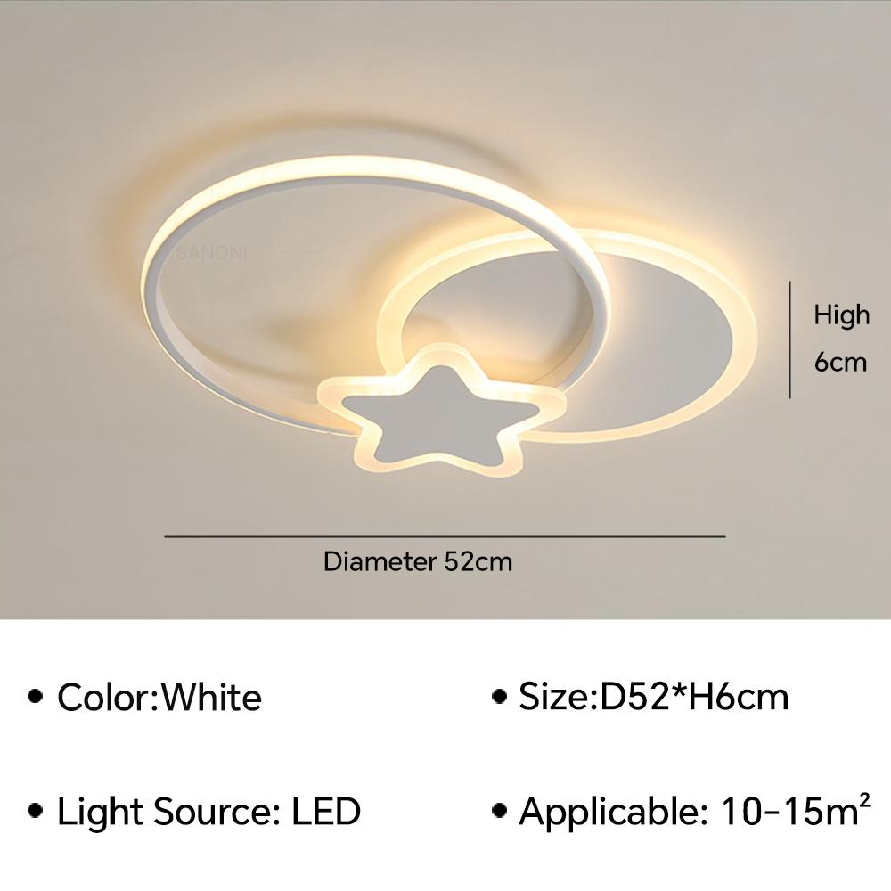 Modern LED Ceiling Lamp For Children Room Living Dining Bedroom Study Aisle Chandelier Indoor Home Decor Lighting Fixture Luster