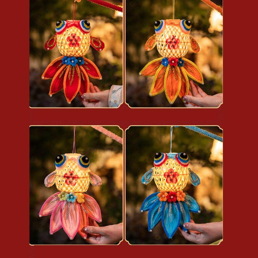 DIY  Material Bag Twist Stick  Goldfish Lantern Mid Autumn  Festival  Lantern  Hanfu Accessories