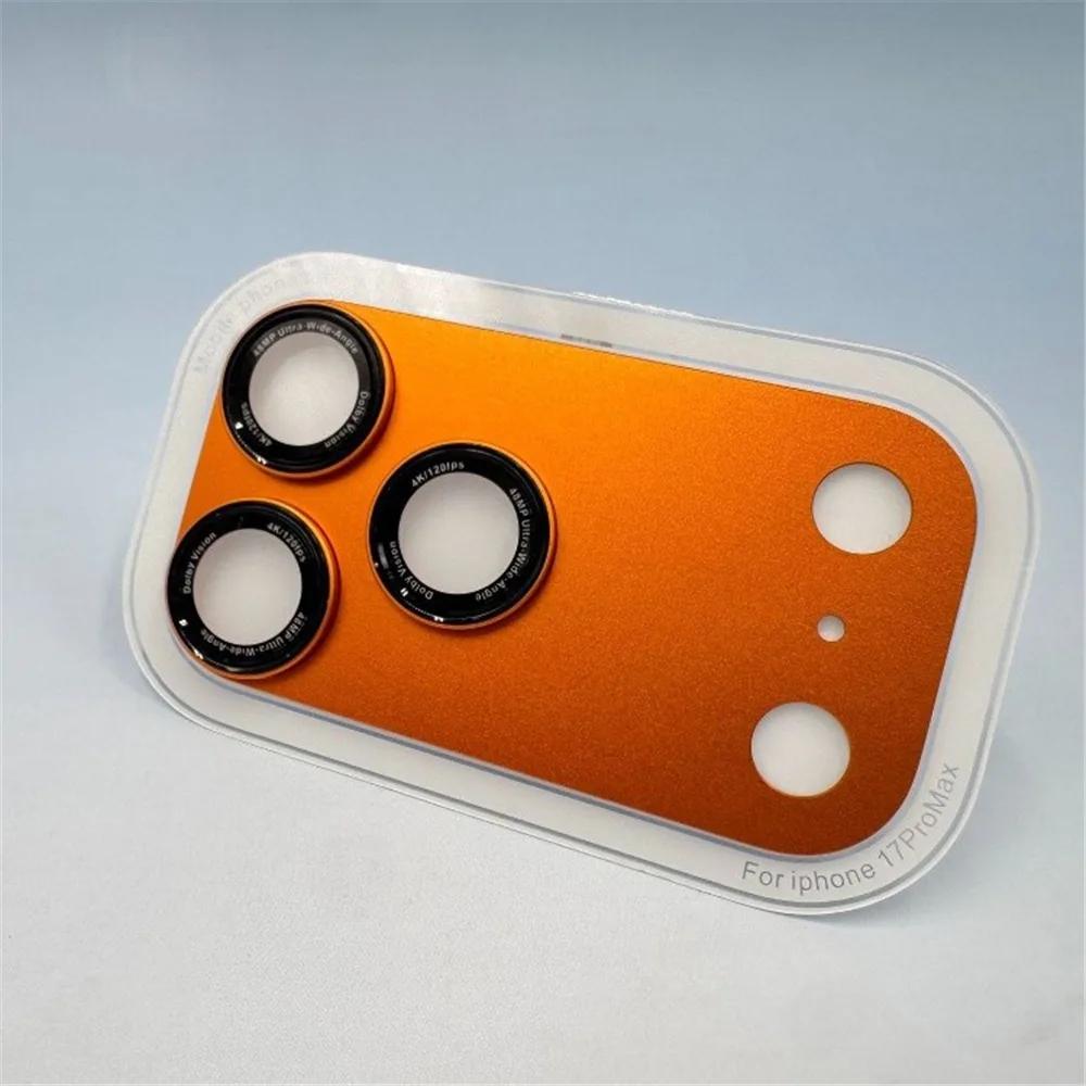 Corning Glass Camera Lens Glass Cover Aluminum Base Fall-resistant AR Camera Lens Protector Back Camera Glass for iP17 Pro