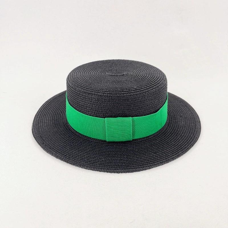202603-shi Ins Chic Summer Classic Encrypted Paper Grass Weave Sunscreen Fedoras Cap Men Women Leisure Panama Jazz Hat