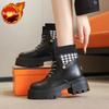 Female Short Shoes Very High Heels Autumn Heeled Booties Lace-up With Laces Women's Ankle Boots Y2k Hot On Offer Trend 2024 Boot