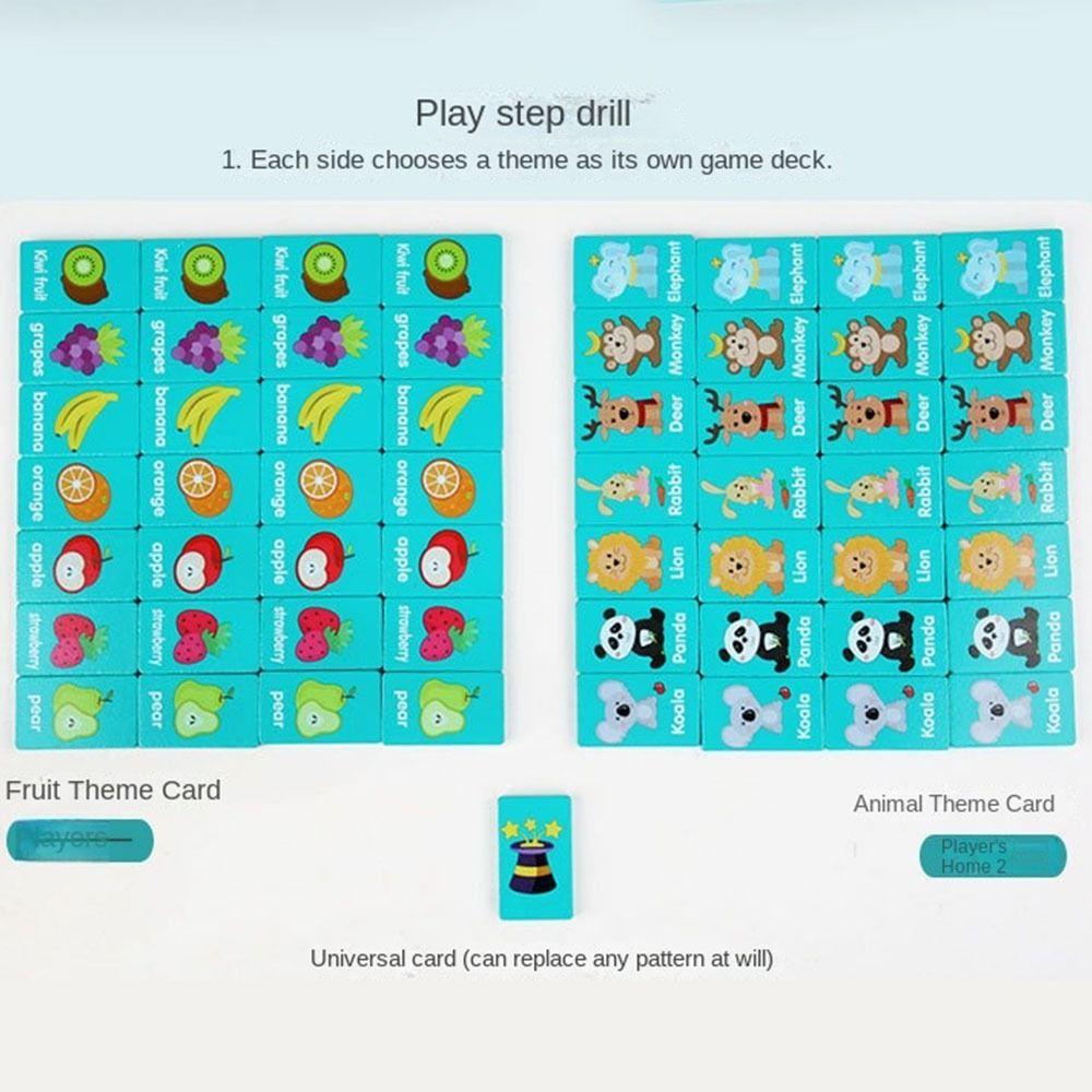 Wooden Family Board Game Early Educational Early Educational Puzzles Toy Party Family