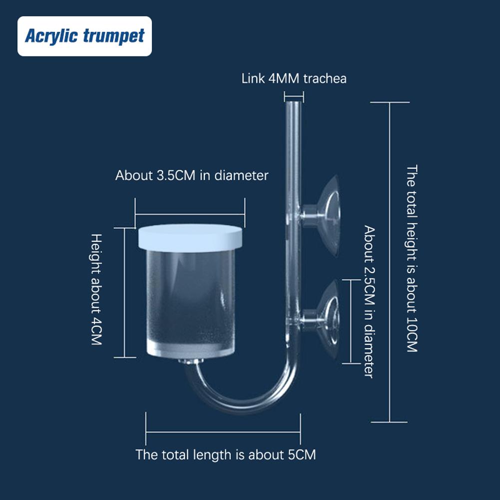 Aquarium Luftpumpe Stumm Sauerstoff-steigernden Kopf Fisch Tank Belüftung Refiner Sauerstoff Diffusor Air Stone Supplies