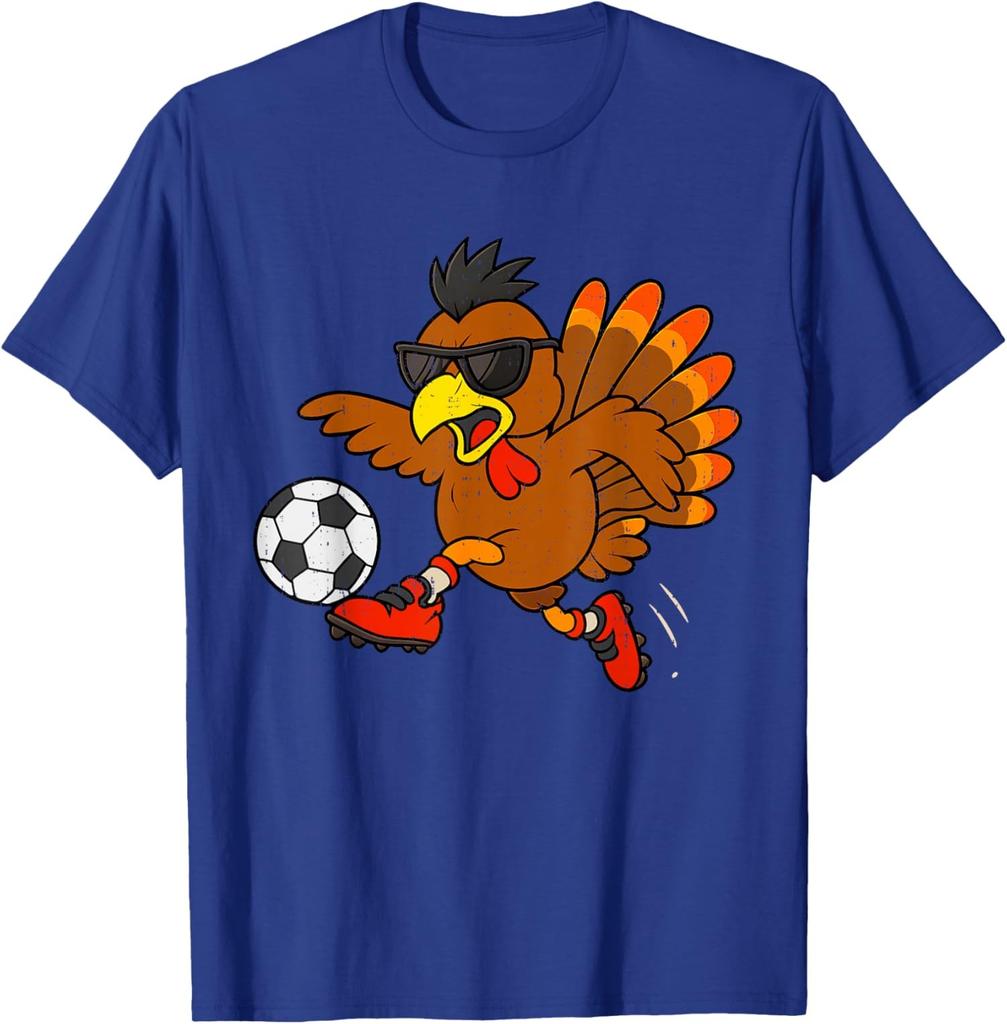 Funny Turkey Soccer Thanksgiving Sports Humor Unisex T-Shirt