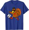 Funny Turkey Soccer Thanksgiving Sports Humor Unisex T-Shirt